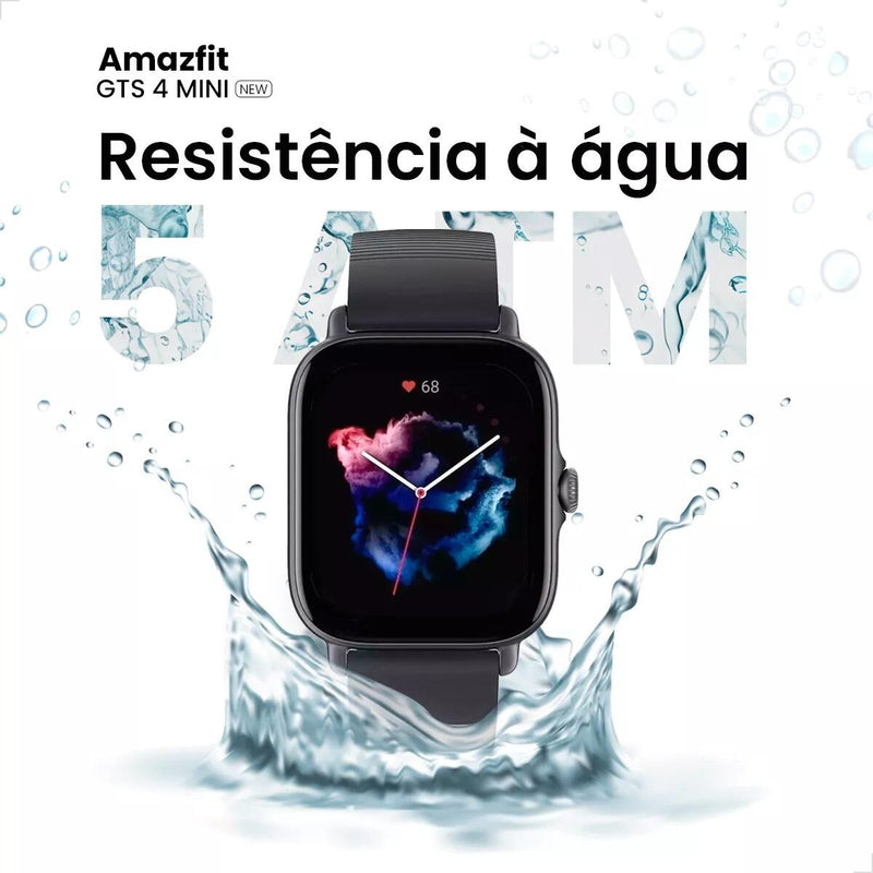 💎✨ Smartwatch Xiaomi Amazfit GTS 4 Mini - New AMOLED GPS e A Prova D'água! 🚀